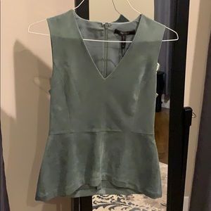 BCBG Faux Suede Tank